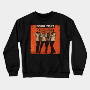 Motown Groove Revelation The Four Band's Legacy Echoing in Your Fashion Crewneck Sweatshirt